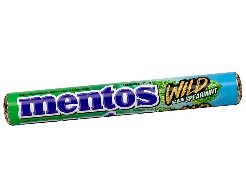 Mentos Wild Spearmint Chewy Candy Roll