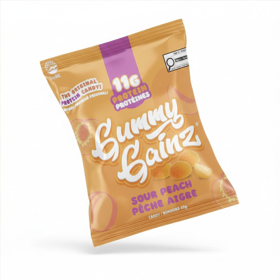 Gummy Gainz Sour Peach Protein Gummies