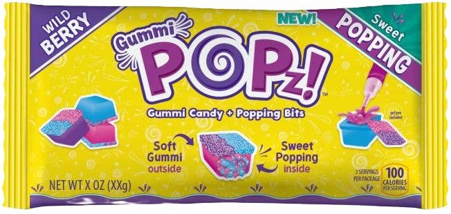 Gummi Popz - Wild Berry (with Popping Candy)